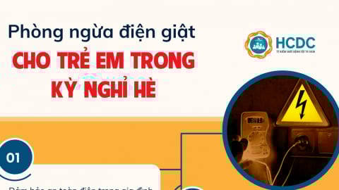 Phòng ngừa điện giật cho trẻ em trong kỳ nghỉ hè