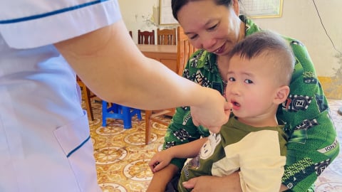 Hải Dương: Phường Hiến Thành triển khai Chiến dịch bổ sung Vitamin A đợt 1/2025