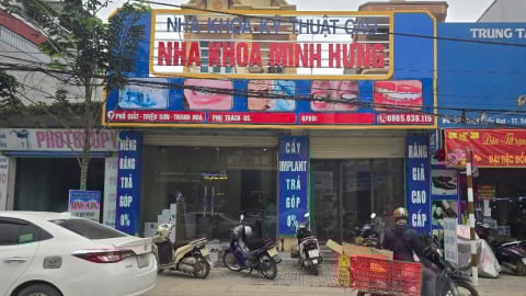 Thanh Hóa: Hoạt động không phép, Nha khoa Minh Hưng bị phạt nặng