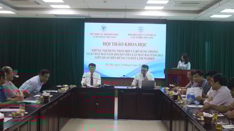Hội thảo khoa học về Luật Đất đai 2024: Những điểm mới liên quan đến đất rừng và đất lâm nghiệp