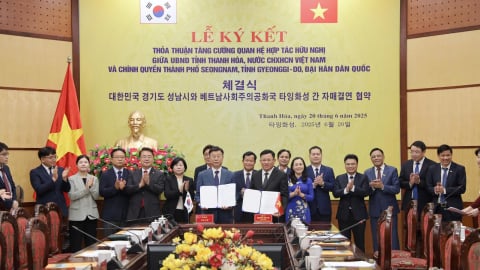 Thanh Hóa – Seongnam tăng cường hợp tác đầu tư về công nông nghiệp, du lịch và y tế
