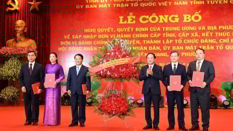 Các tỉnh miền núi phía Bắc đồng loạt công bố quyết định thành lập tỉnh mới và bổ nhiệm lãnh đạo chủ chốt