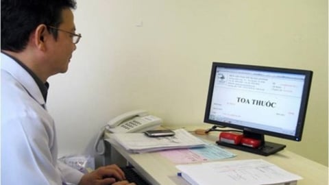 Từ 1/10, bắt buộc kê đơn thuốc điện tử tại bệnh viện toàn quốc