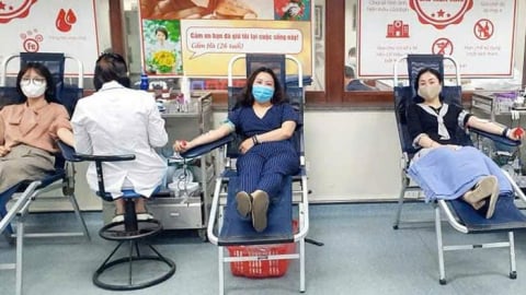 Thiếu hụt nghiêm trọng máu điều trị dịp hè, đặc biệt nhóm máu O