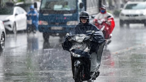 Miền Bắc duy trì mưa lớn, đề phòng các hiện tượng thời tiết nguy hiểm