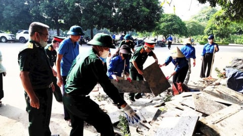Hà Nội ra quân chỉnh trang hạ tầng đô thị, tổng vệ sinh môi trường