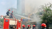 Quảng Ninh: Kịp thời dập tắt đám cháy cửa hàng vật tư phụ kiện