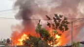 Lai Châu: Cháy lớn thiêu rụi ngôi nhà dân ở xã Lản Nhì Thàng