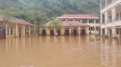 Sơn La: Gần 200 học sinh phải nghỉ học do trường ngập sâu sau mưa lớn