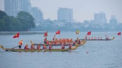 Hà Nội tổ chức Giải bơi chải thuyền rồng Hà Nội mở rộng năm 2024 chào mừng Kỷ niệm 70 năm Giải phóng Thủ đô