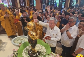 Lãnh đạo VACHE tham dự Đại lễ Phật đản Phật lịch 2568 - Vesak 2024 tại Chùa Yên Phú