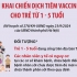 Hà Nội triển khai chiến dịch tiêm chủng vaccine phòng, chống dịch Sởi