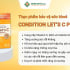 Thực phẩm bảo vệ sức khỏe Condition Let's C Premium và Condition Liver vi phạm nội dung quảng cáo
