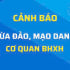 Mạo danh cán bộ BHXH yêu cầu cập nhật thông tin, chiếm đoạt tài sản