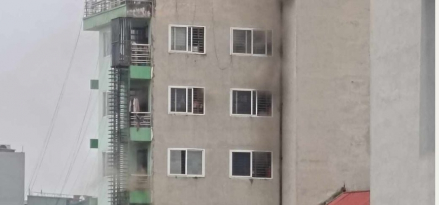 Hà Nội: Xảy ra vụ cháy chung cư mini 9 tầng ở quận Thanh Xuân