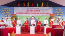 Bình Định: Khởi công tuyến đường ven biển Cát Tiến - Diêm Vân hơn 2.600 tỷ