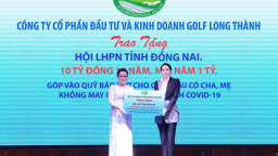 Đồng Nai: Golf Long Thành tài trợ 10 tỷ đồng cho chương trình 'Mẹ đỡ đầu' 