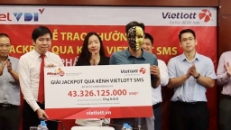 Một người trúng Jackpot hơn 43 tỷ đồng qua Vietlott SMS