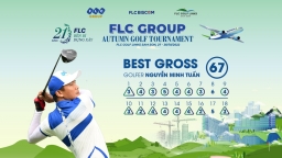 Golfer Nguyễn Minh Tuấn lập kỷ lục 67 gậy, lên ngôi vô địch FLC Group Autumn Golf Tournament