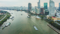 Cắm mốc bảo vệ 72km bờ sông Sài Gòn khỏi tình trạng lấn chiếm