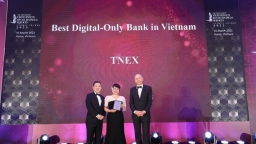 TNEX được The Asian Banker vinh danh là “Ngân hàng thuần số tốt nhất Việt Nam” 2023
