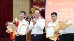 Ông Thái Minh Giao phụ trách Cục Thuế, ông Giang Văn Hiển làm Phó cục trưởng Cục Thuế Tp.HCM