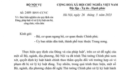 Cán bộ bị xử lý kỷ luật Đảng cần sớm xử lý hành chính đồng bộ, nghiêm minh