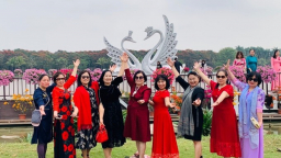 Người già sống lâu, sống khoẻ, sống trẻ, sống vui trong đại đô thị xanh lớn nhất miền Bắc