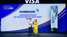 Eximbank đón nhận Giải thưởng quan trọng từ Visa