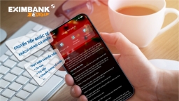 Eximbank chuyển tiền quốc tế online trên APP EXIMBANK EDIGI