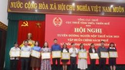 Cục Thuế Thừa Thiên Huế khen thưởng 144 người nộp thuế tiêu biểu