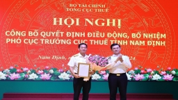 'Sếp' Cục Thuế Hải Dương giữ chức Phó cục trưởng Cục Thuế Nam Định