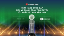 VPBank giành giải thưởng Ngân hàng cung cấp dịch vụ thanh toán trực tuyến tốt nhất tại Việt Nam năm 2024