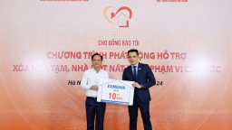 Eximbank ủng hộ 10 tỷ đồng chung tay xóa nhà tạm, nhà dột nát