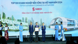 Đẩy mạnh ESG trong năm 2024, SABECO tiếp tục là một trong các doanh nghiệp phát triển bền vững hàng đầu tại Việt Nam