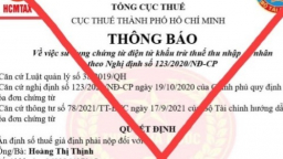 Cảnh báo về việc giả mạo cơ quan thuế để lừa đảo