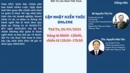 VTCA sẽ mở lớp cập nhật kiến thức thuế online tháng 5