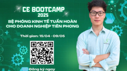 Mở đơn đăng ký Chương trình đào tạo chuyên sâu về chuyển đổi mô hình kinh tế tuần hoàn cho các doanh nghiệp