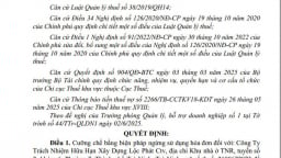 Công ty TNHH Xây dựng Lộc Phát CTV bị ngừng sử dụng hoá đơn
