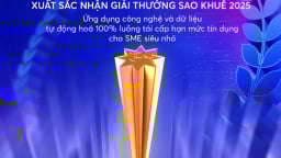Sản phẩm vay vốn tín chấp dựa trên dữ liệu của BIZ MBBank thắng lớn tại Sao Khuê 2025