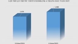 Eximbank báo lãi 1.488 tỷ đồng 6 tháng đầu năm 2025