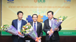 OCB ký kết hợp tác toàn diện với City Ford và PTI Phú Mỹ Hưng