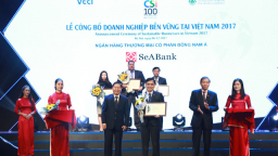 Công bố 100 doanh nghiệp bền vững tại Việt Nam 2017
