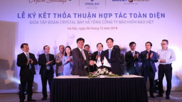 Crystal Bay 'bắt tay' Bảo hiểm Bảo Việt cung cấp dịch vụ bảo hiểm cho chủ thẻ Crystal Holidays
