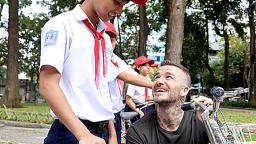 David Beckham đến Sài Gòn quảng bá cho hãng bảo hiểm