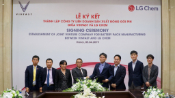 VinFast và LG Chem hợp tác thành lập liên doanh sản xuất pin