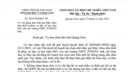 Giám đốc Sở GD&ĐT Quảng Nam xin dừng thực hiện gói thầu hơn 20 tỷ trước khi nghỉ hưu