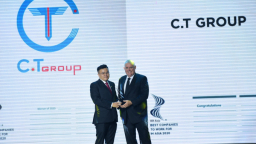 Tập đoàn C.T Group được vinh danh “Nơi làm việc tốt nhất châu Á”