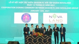 Tập đoàn Novaland tài trợ cho Câu lạc bộ bóng đá Sài Gòn