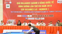 Nước tăng lực Number 1 tiếp tục đồng hành cùng Giải Billiards Carom 3 băng quốc tế Bình Dương